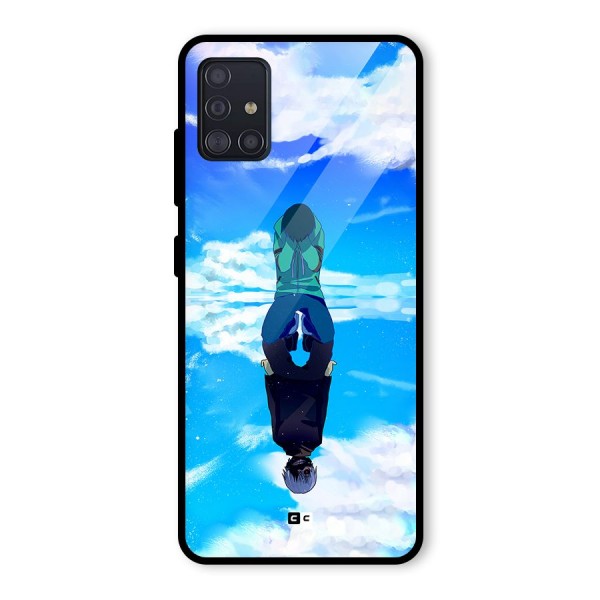 Ken Kaneki Reflection Glass Back Case for Galaxy A51