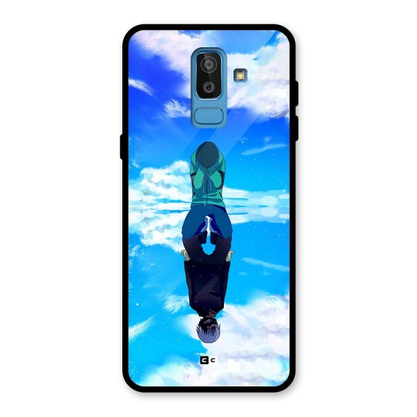 Ken Kaneki Reflection Glass Back Case for Galaxy J8