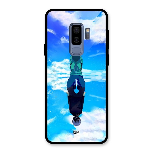 Ken Kaneki Reflection Glass Back Case for Galaxy S9 Plus