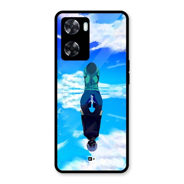 Ken Kaneki Reflection Glass Back Case for Oppo A77s