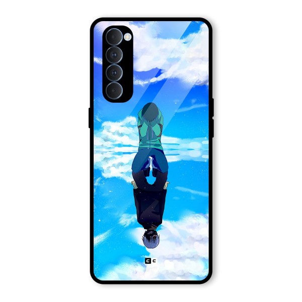 Ken Kaneki Reflection Glass Back Case for Oppo Reno4 Pro