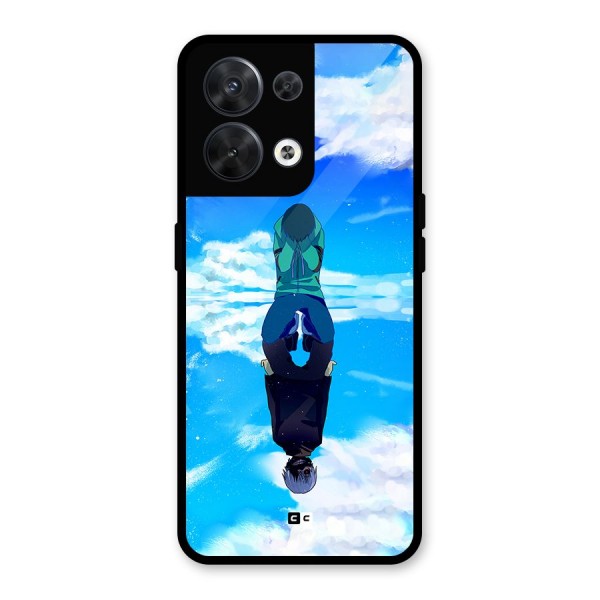 Ken Kaneki Reflection Glass Back Case for Oppo Reno8 5G