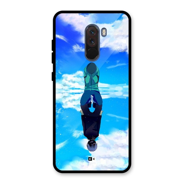 Ken Kaneki Reflection Glass Back Case for Poco F1