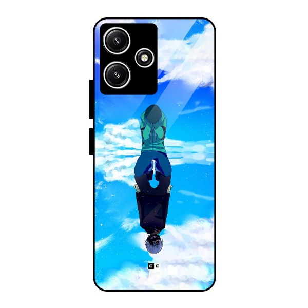 Ken Kaneki Reflection Glass Back Case for Poco M6 Pro