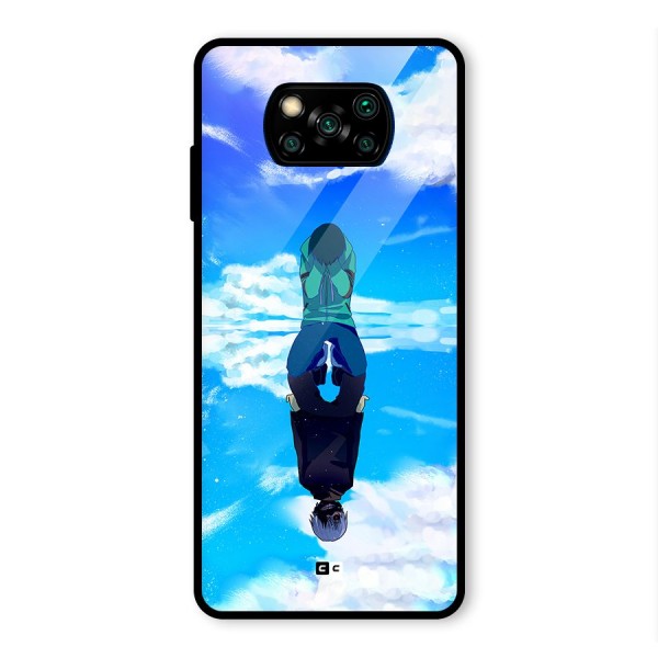 Ken Kaneki Reflection Glass Back Case for Poco X3 Pro