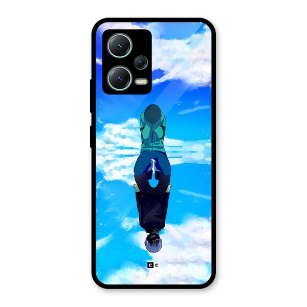 Ken Kaneki Reflection Glass Back Case for Poco X5