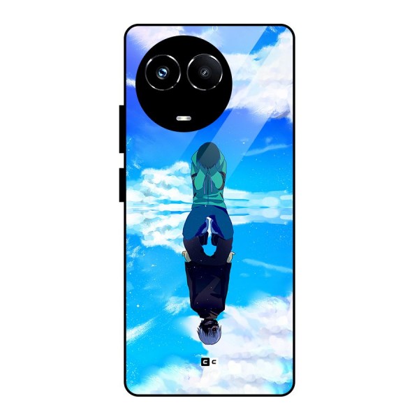 Ken Kaneki Reflection Glass Back Case for Realme 11X