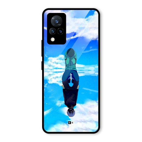 Ken Kaneki Reflection Glass Back Case for Vivo V21 5G