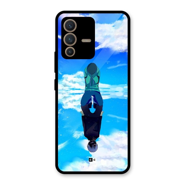 Ken Kaneki Reflection Glass Back Case for Vivo V23 5G