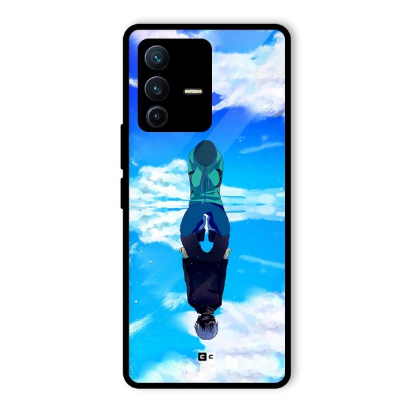 Ken Kaneki Reflection Glass Back Case for Vivo V23 Pro