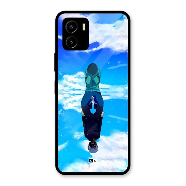 Ken Kaneki Reflection Glass Back Case for Vivo Y15s