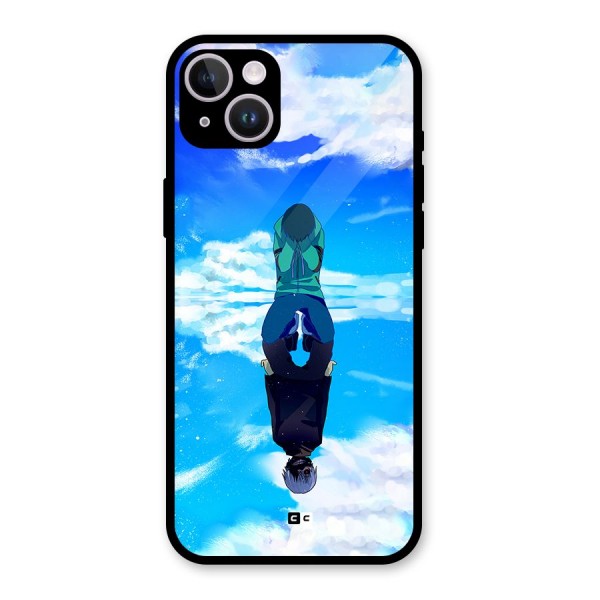 Ken Kaneki Reflection Glass Back Case for iPhone 14 Plus