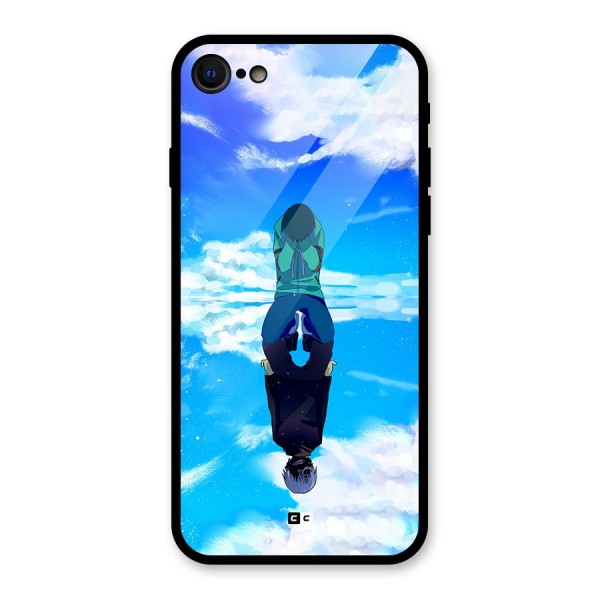 Ken Kaneki Reflection Glass Back Case for iPhone 8