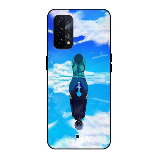 Ken Kaneki Reflection Metal Back Case for Oppo A74 5G