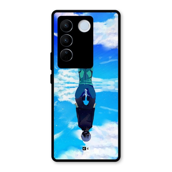 Ken Kaneki Reflection Metal Back Case for Vivo V27 Pro