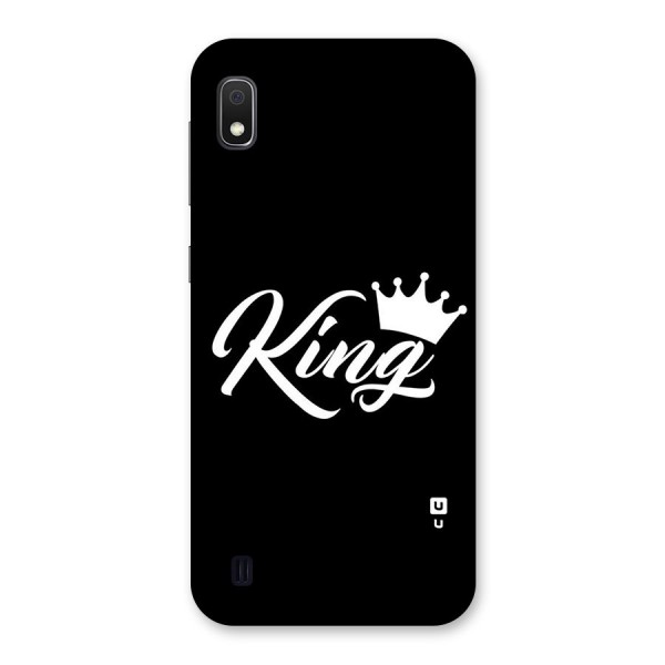 King Crown Typography Back Case for Galaxy A10