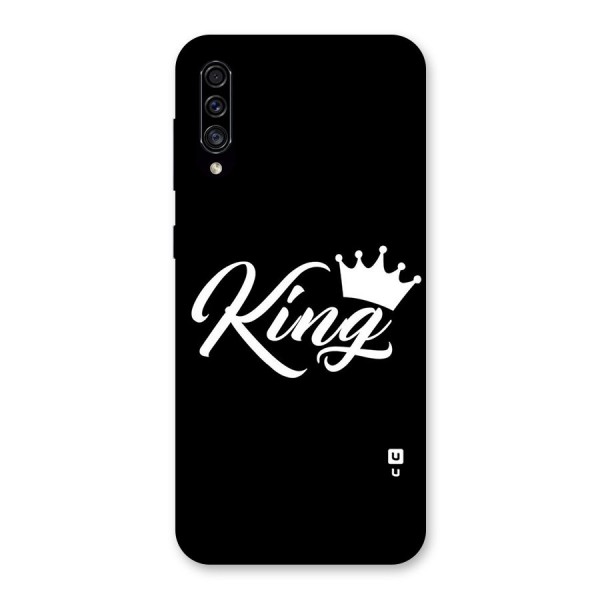 King Crown Typography Back Case for Galaxy A30s