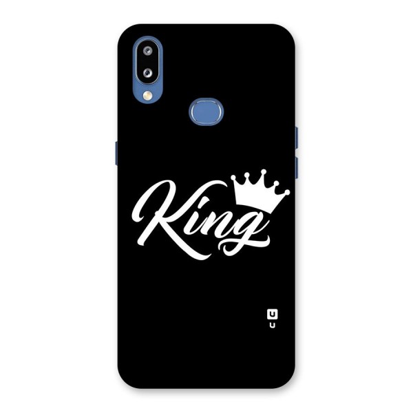 King Crown Typography Back Case for Galaxy M01s