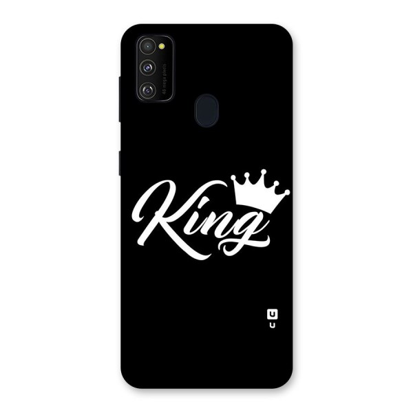 King Crown Typography Back Case for Galaxy M30s