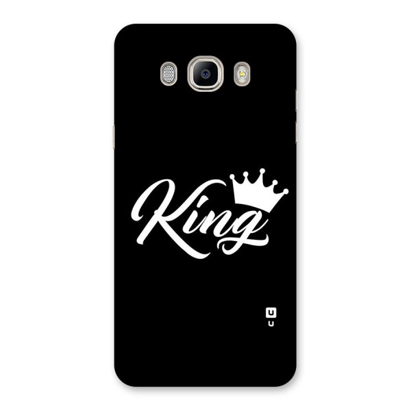 King Crown Typography Back Case for Galaxy On8