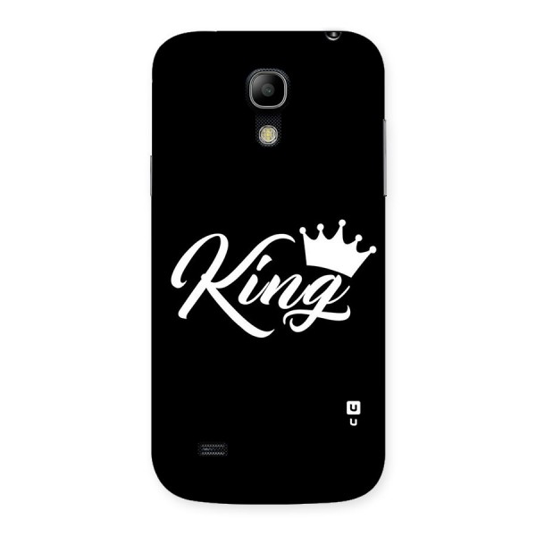 King Crown Typography Back Case for Galaxy S4 Mini