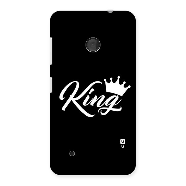 King Crown Typography Back Case for Lumia 530