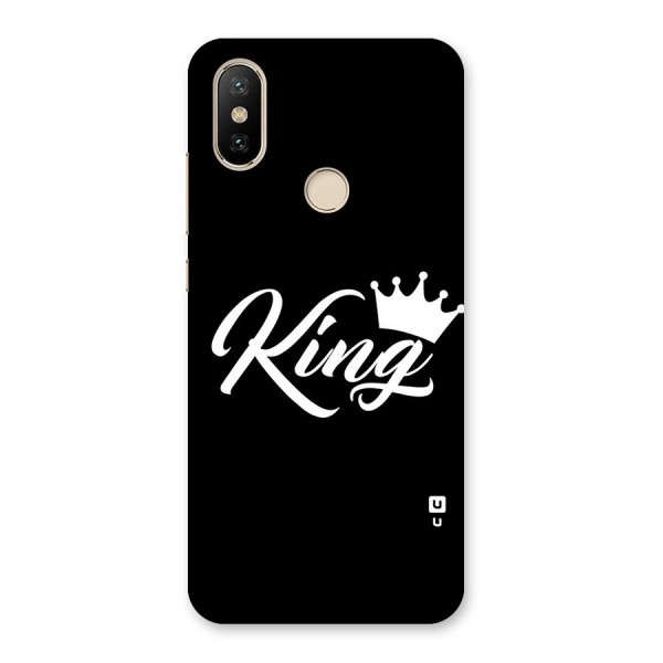 King Crown Typography Back Case for Mi A2