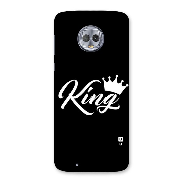 King Crown Typography Back Case for Moto G6