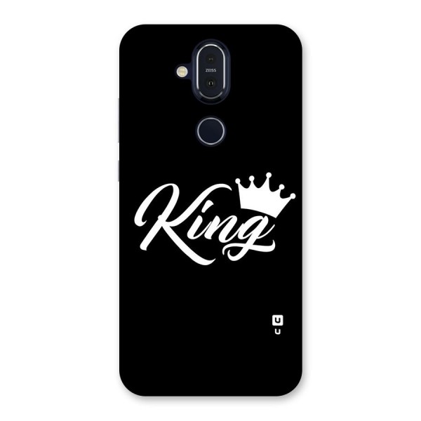 King Crown Typography Back Case for Nokia 8.1