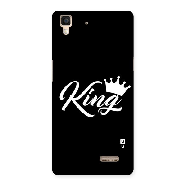 King Crown Typography Back Case for Oppo R7