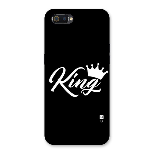 King Crown Typography Back Case for Realme C2