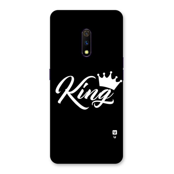 King Crown Typography Back Case for Realme X