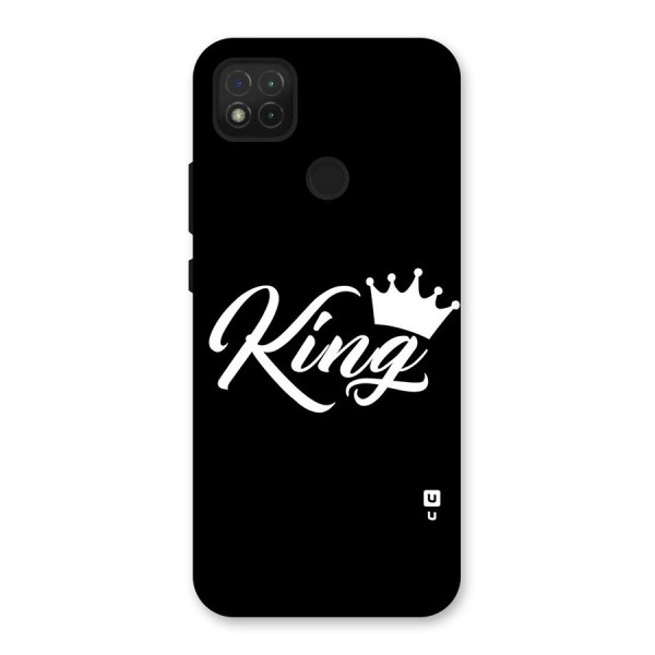 King Crown Typography Back Case for Redmi 9C