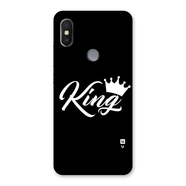 King Crown Typography Back Case for Redmi Y2