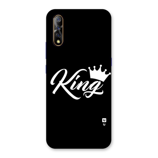 King Crown Typography Back Case for Vivo S1