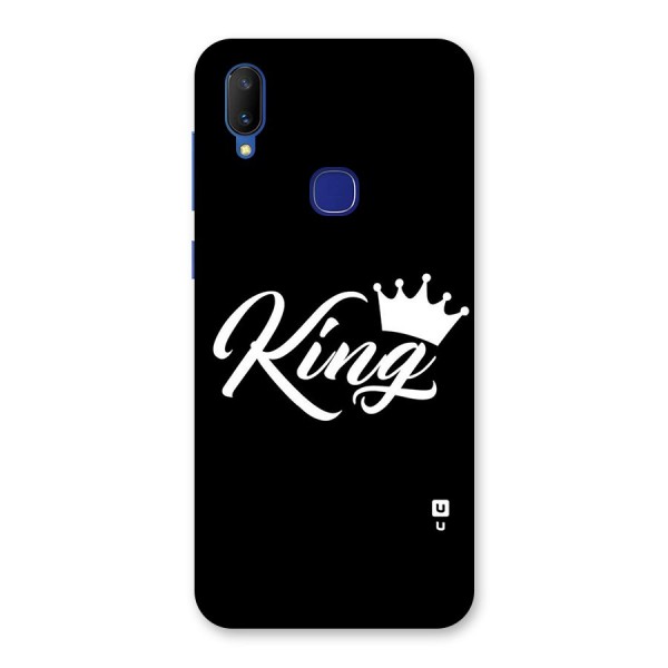 King Crown Typography Back Case for Vivo V11