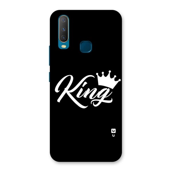 King Crown Typography Back Case for Vivo Y12