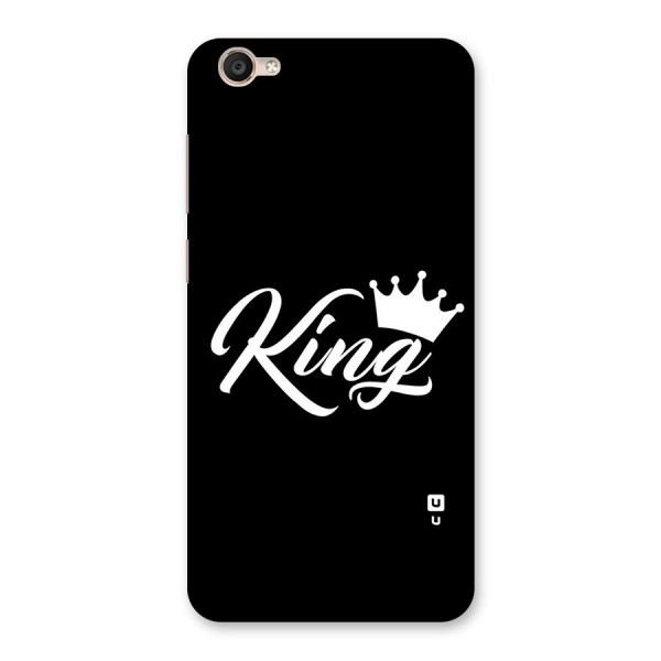 King Crown Typography Back Case for Vivo Y55s