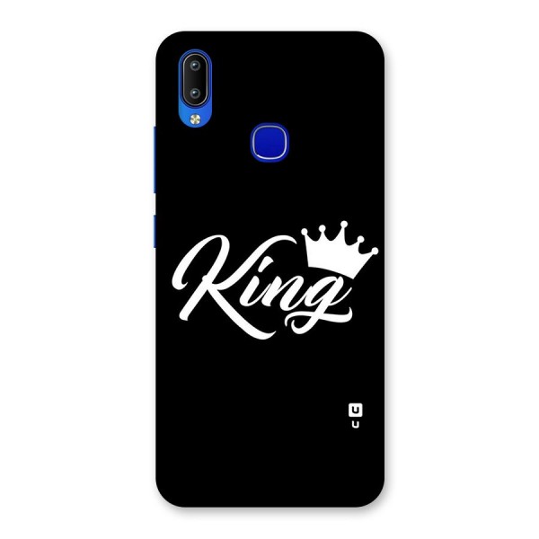 King Crown Typography Back Case for Vivo Y91