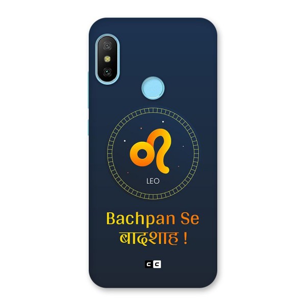 King Leo Back Case for Redmi 6 Pro