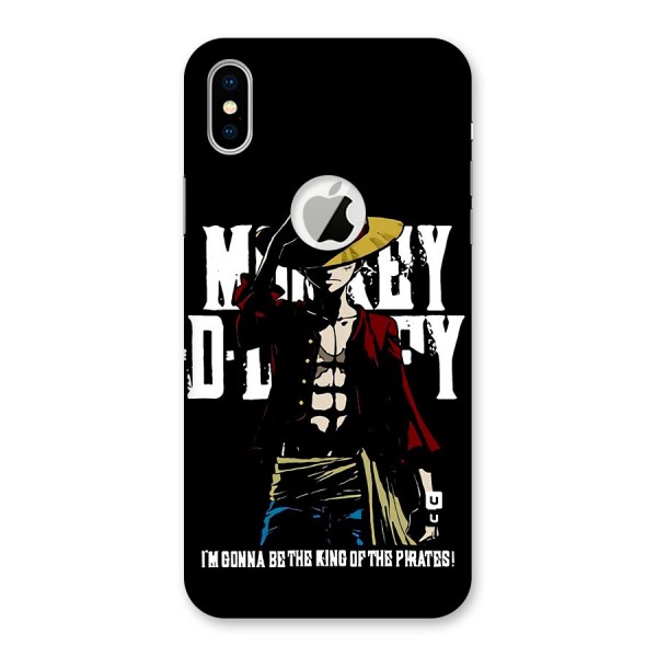 King Of Pirates Back Case for iPhone XS Logo Cut