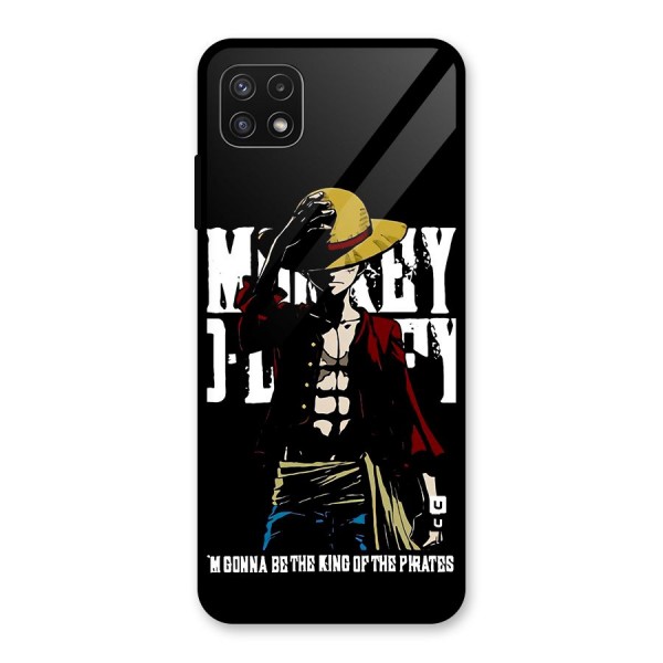 King Of Pirates Glass Back Case for Galaxy A22 5G