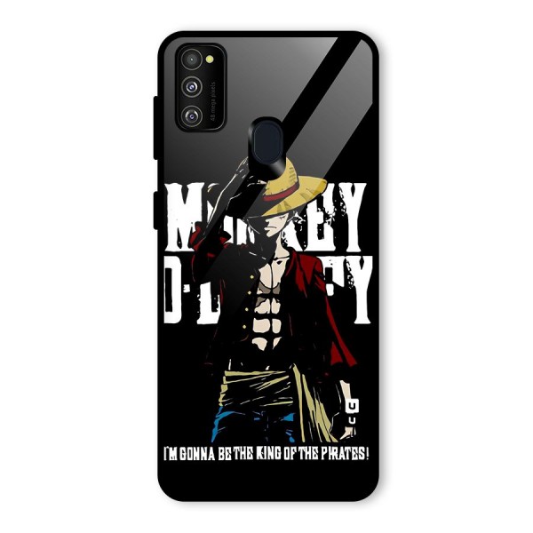 King Of Pirates Glass Back Case for Galaxy M21