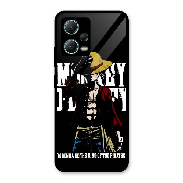 King Of Pirates Glass Back Case for Poco X5