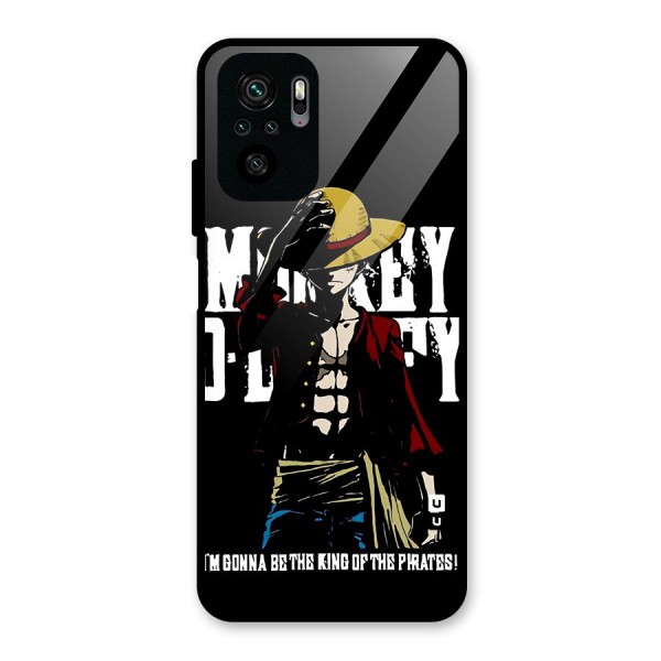 King Of Pirates Glass Back Case for Redmi Note 10