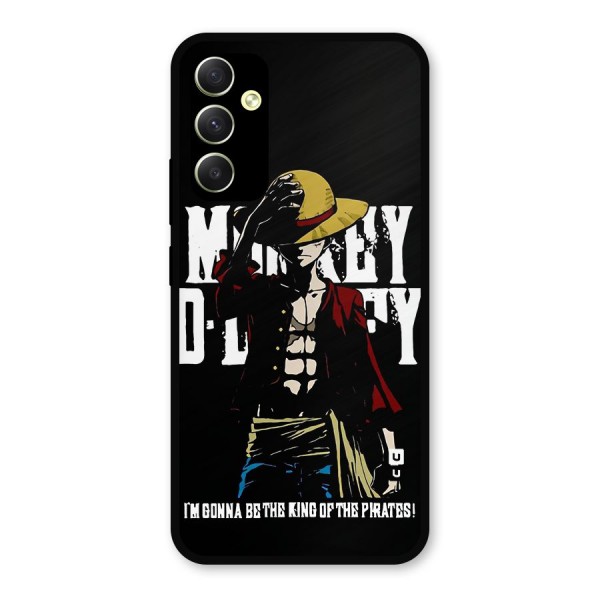 King Of Pirates Metal Back Case for Galaxy A34