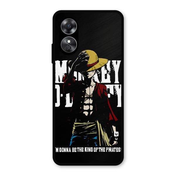 King Of Pirates Metal Back Case for Oppo A17