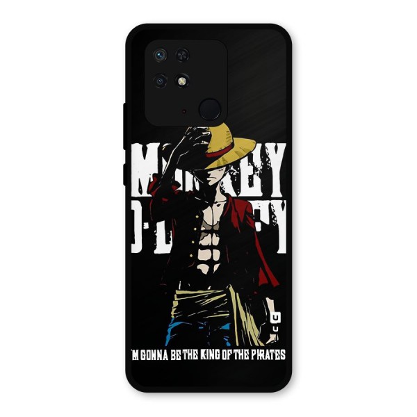 King Of Pirates Metal Back Case for Redmi 10