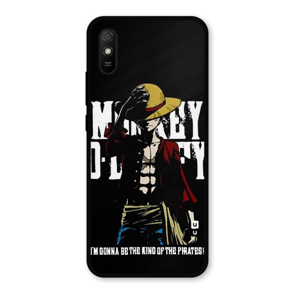 King Of Pirates Metal Back Case for Redmi 9i