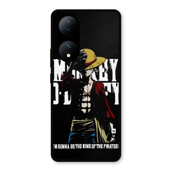 King Of Pirates Metal Back Case for Vivo Y100a